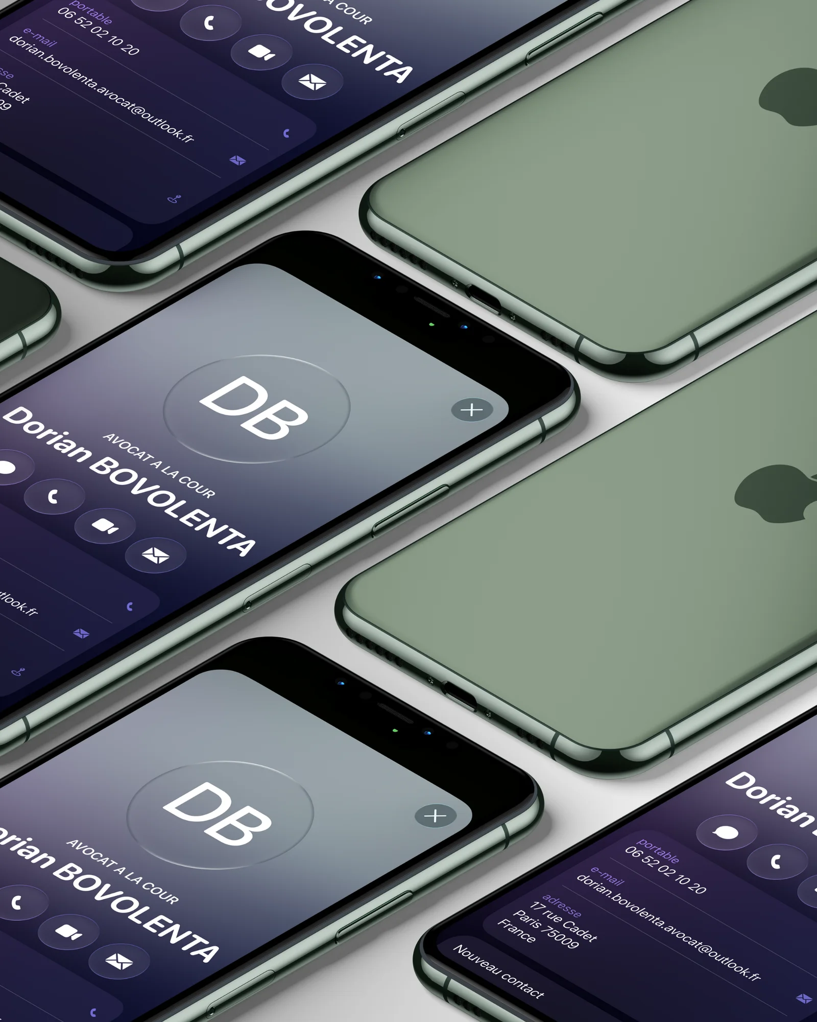 Cartes de contact numériques — Bovolenta Avocat : vue 3 fourni par FAST COM