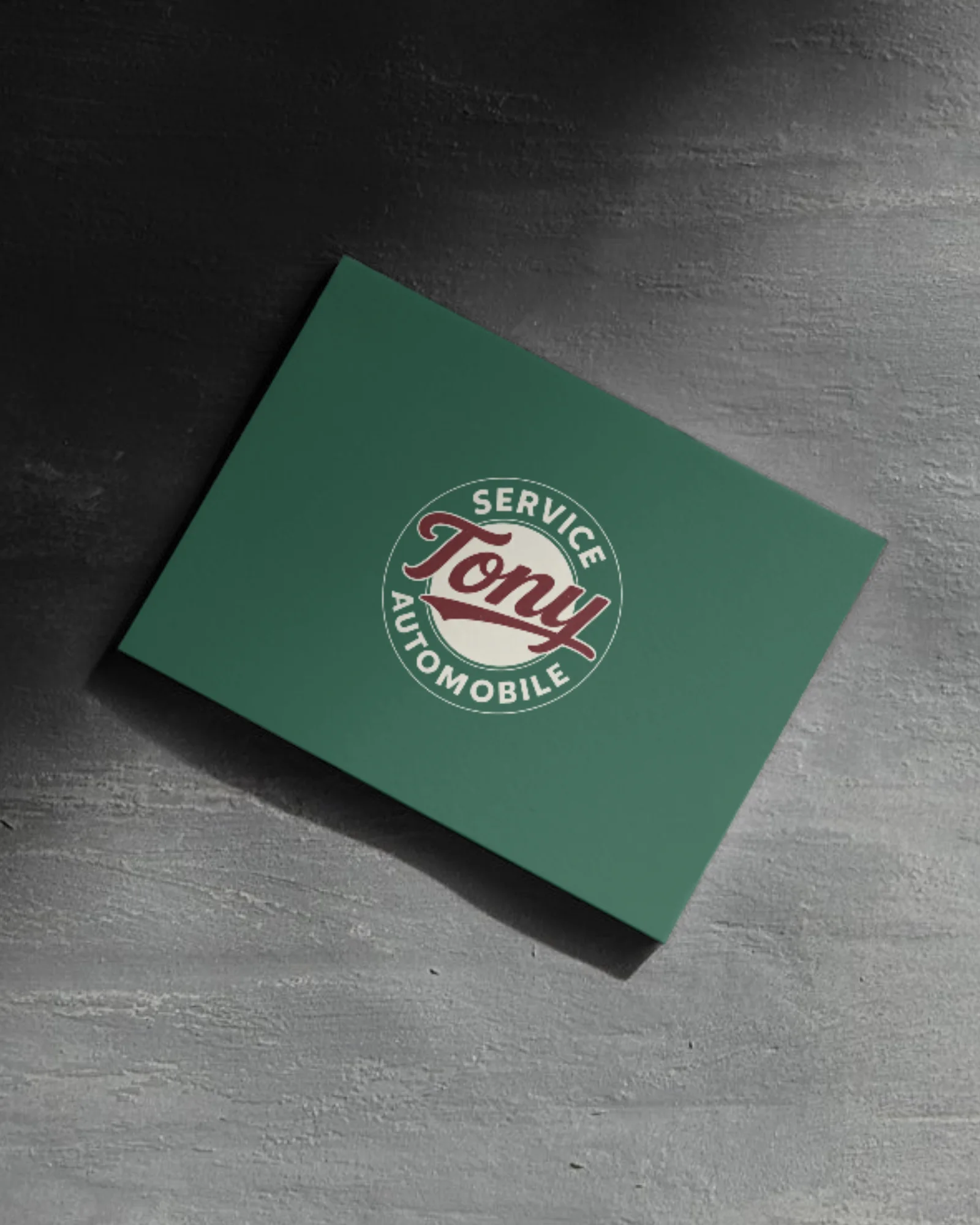 Cartes de visite — Service Tony Automobile : vue 2 fourni par FAST COM