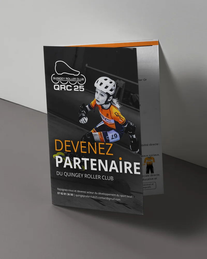 Dossier de partenariat — Quingey Roller Club : visuel principal fourni par FAST COM