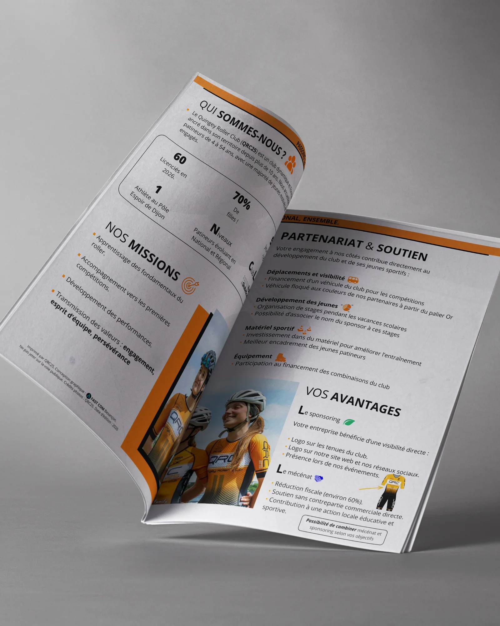 Dossier de partenariat — Quingey Roller Club : vue 2 fourni par FAST COM