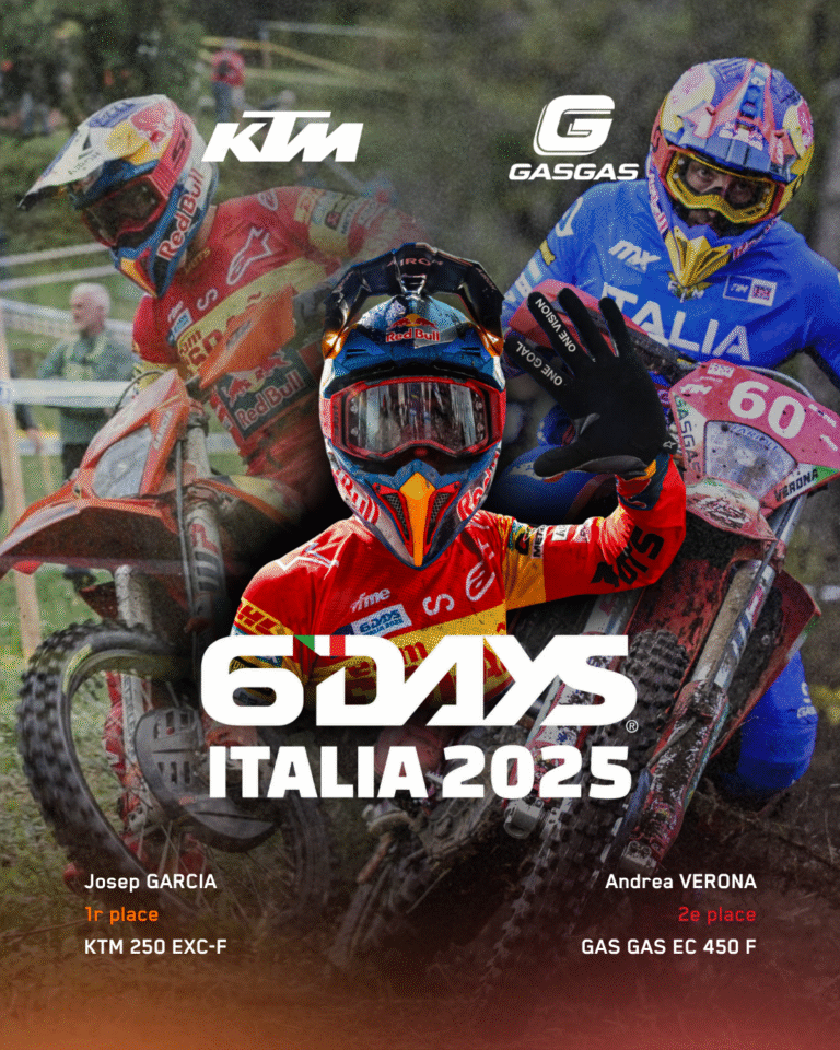 6 DAYS ITALIA 2025 RESULTATS KTM GAS GAS