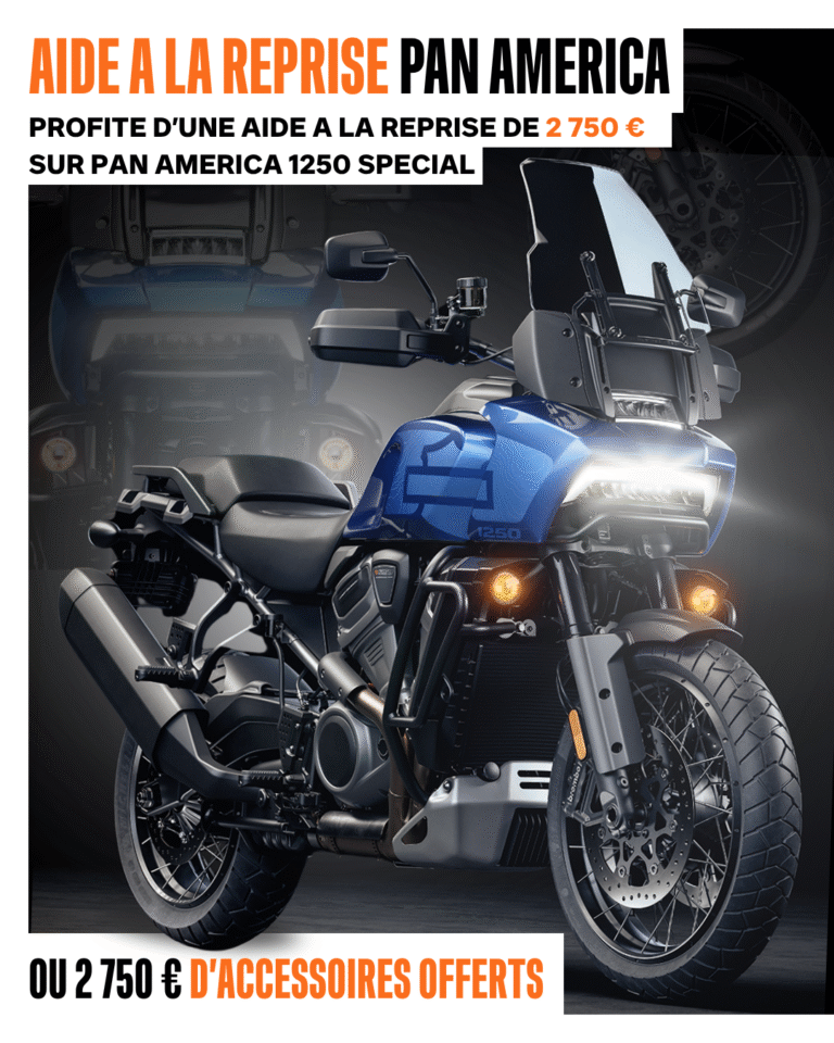 AIDE A LA REPRISE PAN AMERICA HARLEY DAVIDSON