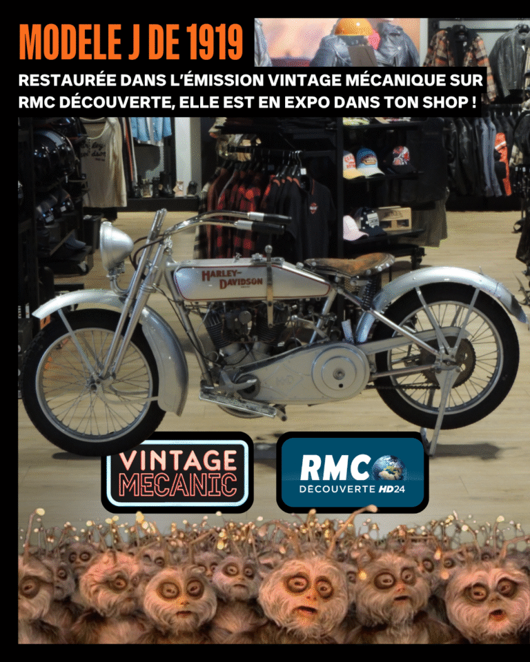 MODELE J DE 1919 HARLEY DAVIDSON BESANCON