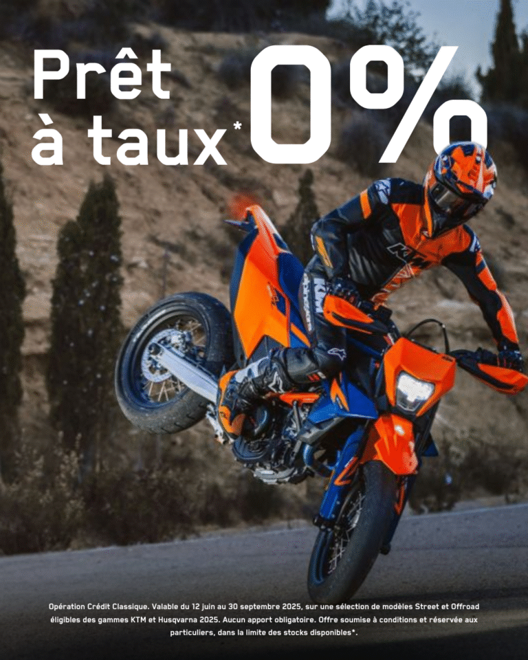 Prêt à taux 0% cap motos 25