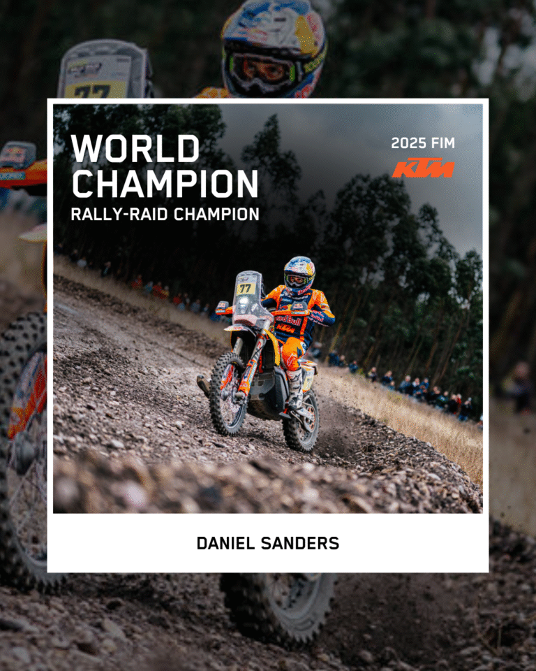 RALLY RAID CHAMPION DANIEL SANDERS