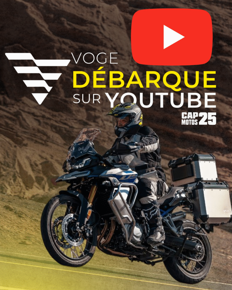 Voge débarque sur youtube capmotos25